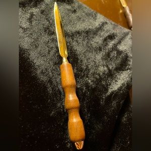 Exotic wood letter opener